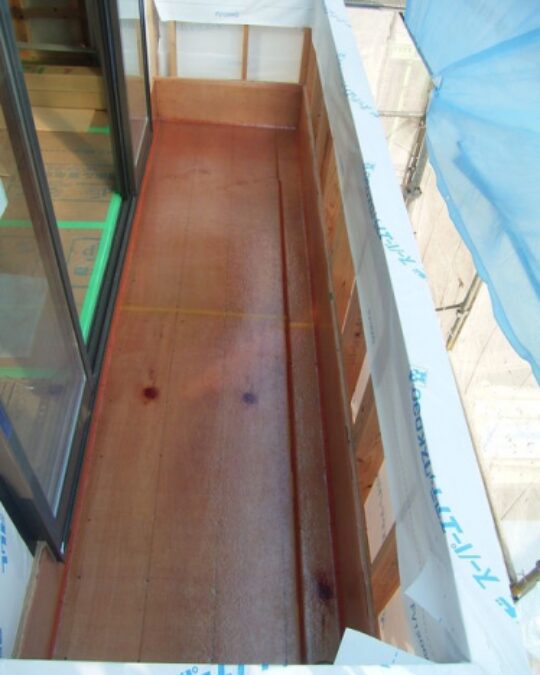 【防水工事完了】